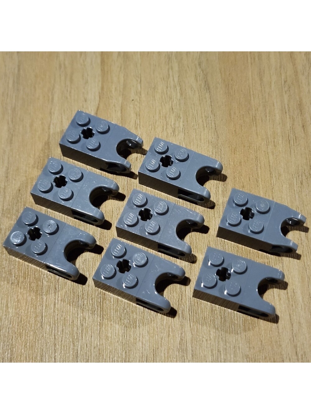 (8) LEGO Technic Brick Modified 2 x 2 with Ball Socket & Axle Hole Part 92013